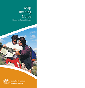 Natmap - Map Reading Guide, how to use topographic maps, 2005, cover